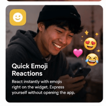 Quick emoji reactions